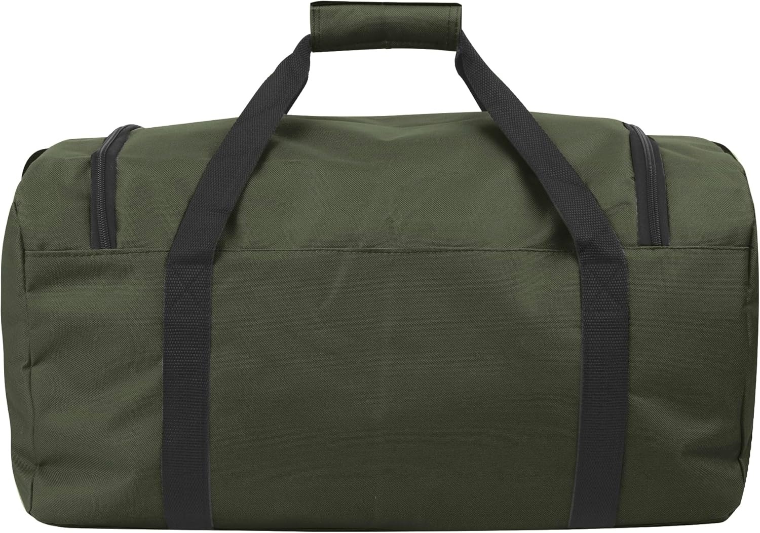 20 Inch, 40 Liter Duffel Bag for Men, Women Travel Weekender Overnight Carry-on Shoulder Duffel Tote Bag (Black)(Green)