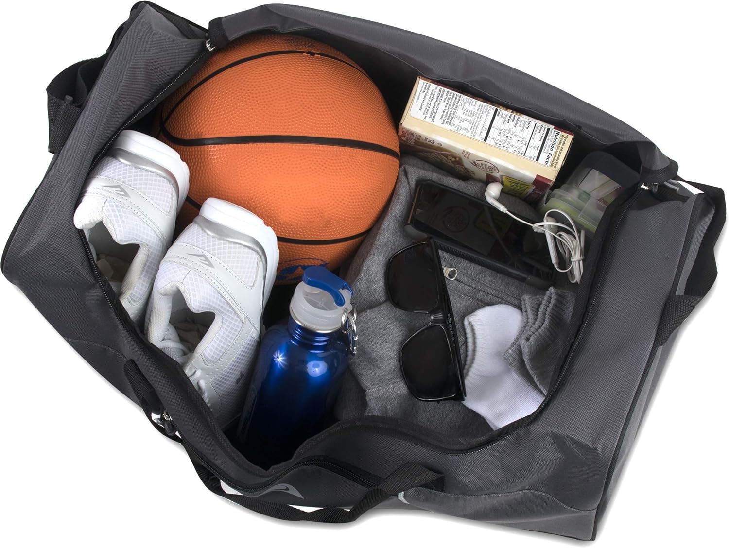 Lightweight Canvas Duffle Bags for Men & Women For Traveling, the Gym, and as Sports Equipment Bag/Organizer(Grey 1)