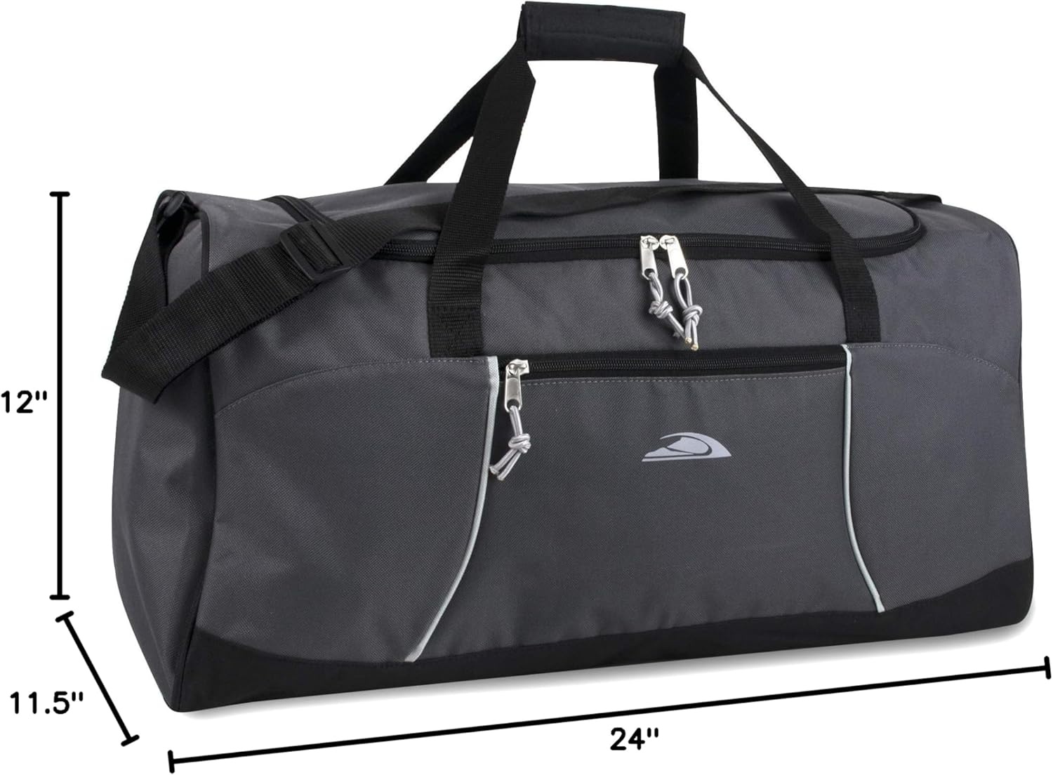 Lightweight Canvas Duffle Bags for Men & Women For Traveling, the Gym, and as Sports Equipment Bag/Organizer(Grey 1)