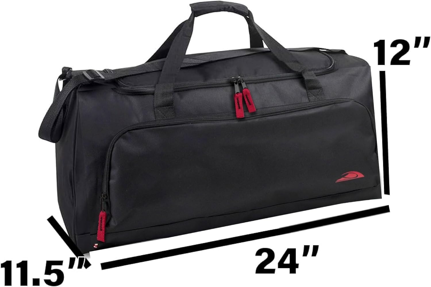 Lightweight Canvas Duffle Bags for Men & Women For Traveling, the Gym, and as Sports Equipment Bag/Organizer(Black 2)