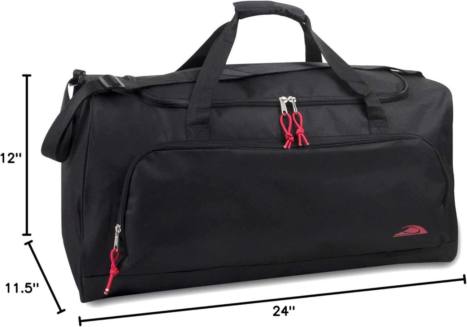 Lightweight Canvas Duffle Bags for Men & Women For Traveling, the Gym, and as Sports Equipment Bag/Organizer(Black 2)