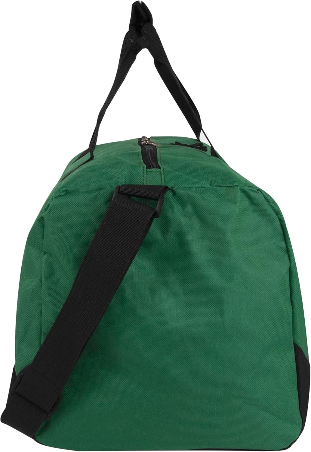 30 Liter, 17 Inch Canvas Duffle Bags for Men and Women – Travel Weekender Overnight Carry-On Shoulder Duffel Tote Bags (Grey)(Green)