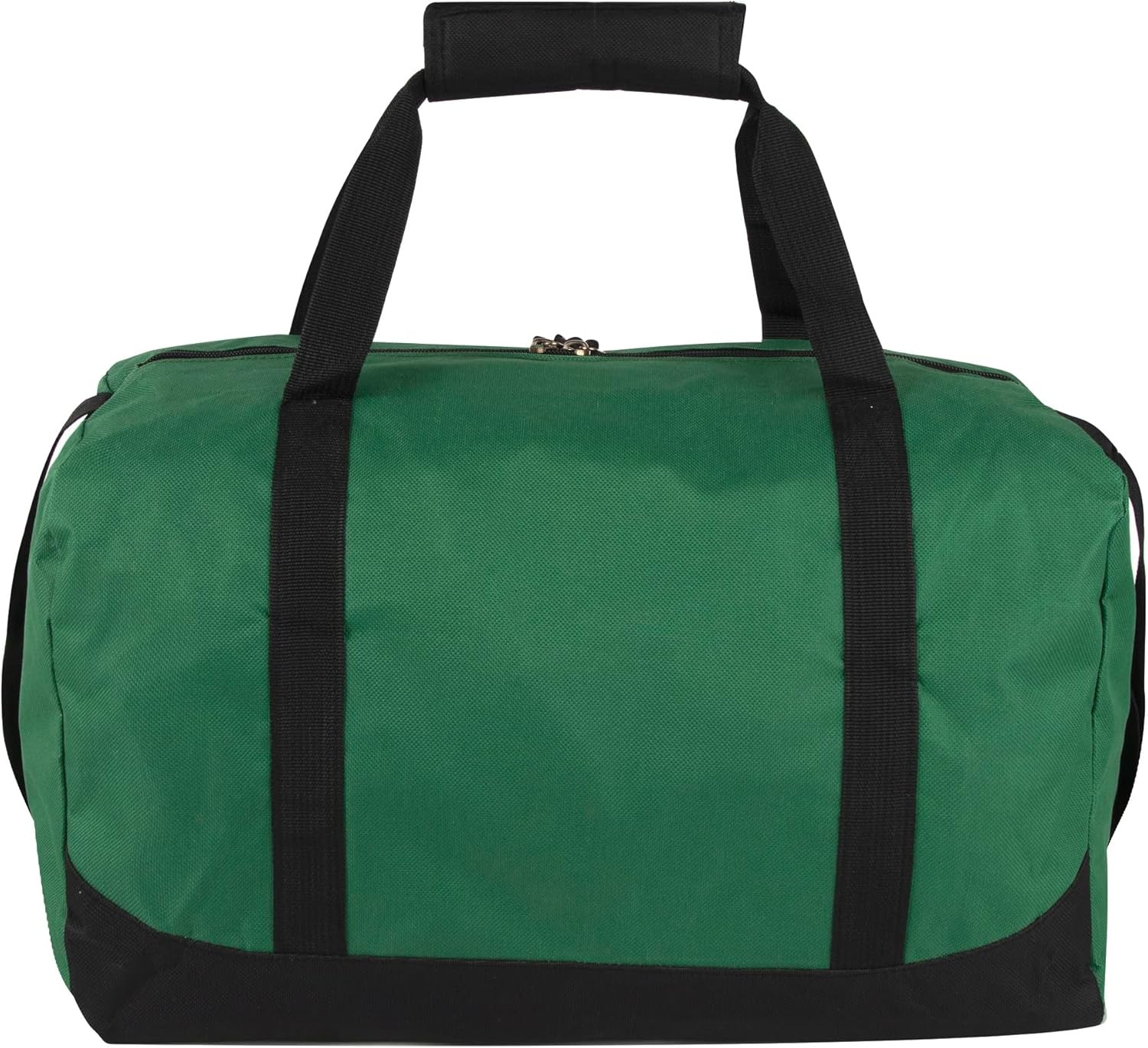 30 Liter, 17 Inch Canvas Duffle Bags for Men and Women – Travel Weekender Overnight Carry-On Shoulder Duffel Tote Bags (Grey)(Green)