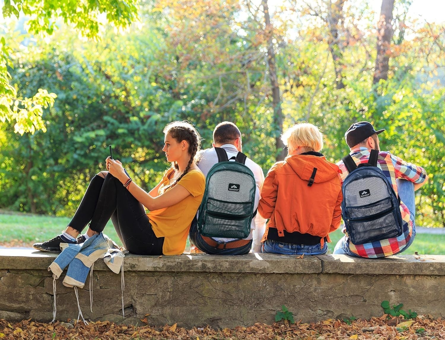 Trail maker (24 Pack) Mesh Backpack Heavy Duty Bulk Wholesale for School, Kids, Adults, Swimmers (Assorted Colors Pack)(Assorted Colors Pack)
