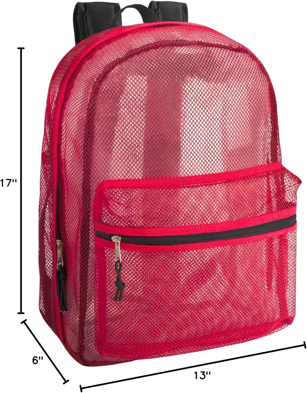 Trail maker (24 Pack) Mesh Backpack Heavy Duty Bulk Wholesale for School, Kids, Adults, Swimmers (Assorted Colors Pack)(Assorted Colors Pack)