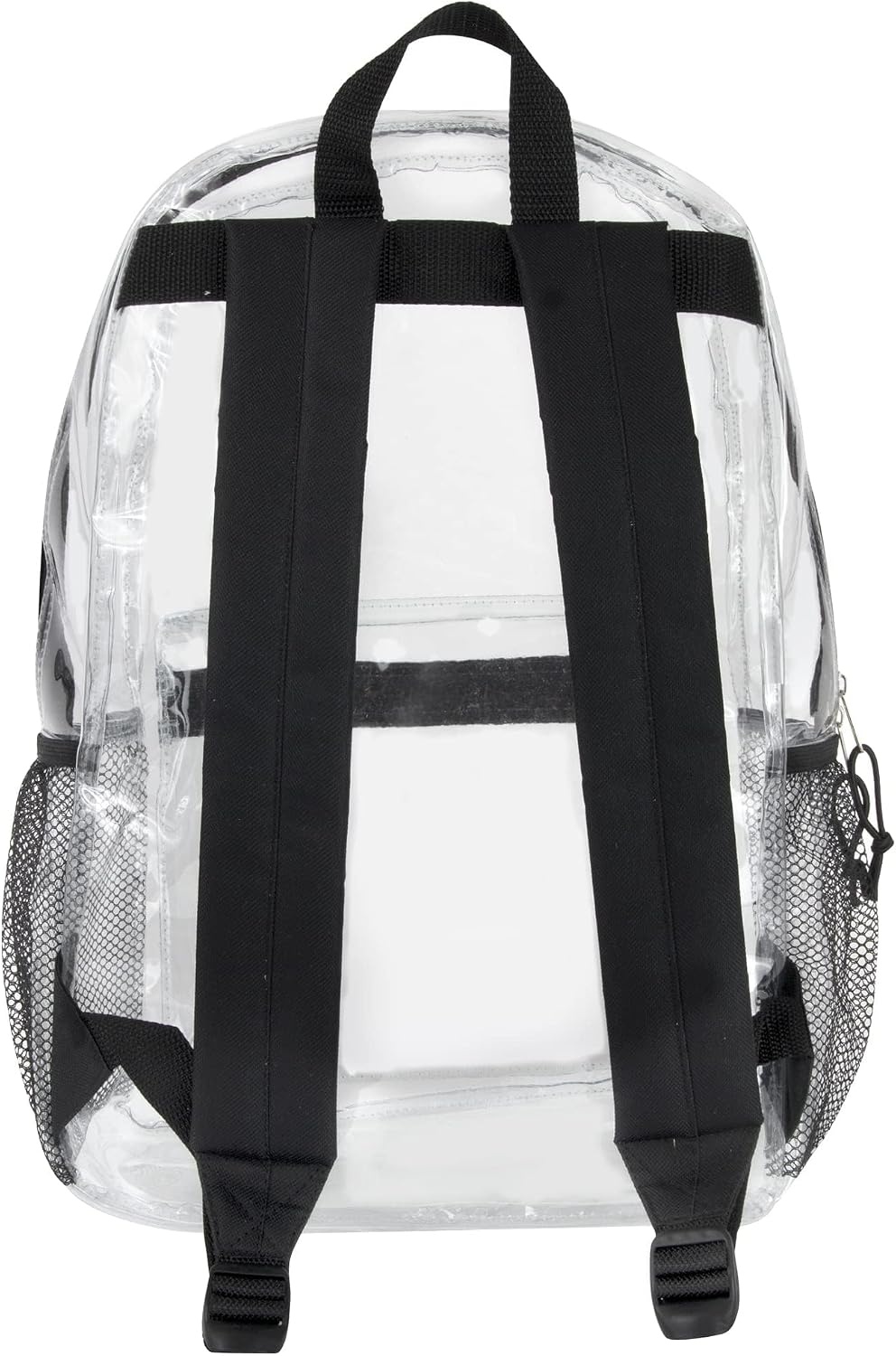 Trail maker Bulk Clear Backpacks Wholesale for School 24 Pack Clear Backpacks for Boys, Girls, School, Stadium, Travel (Assorted Colors Pack)(Black Pack)