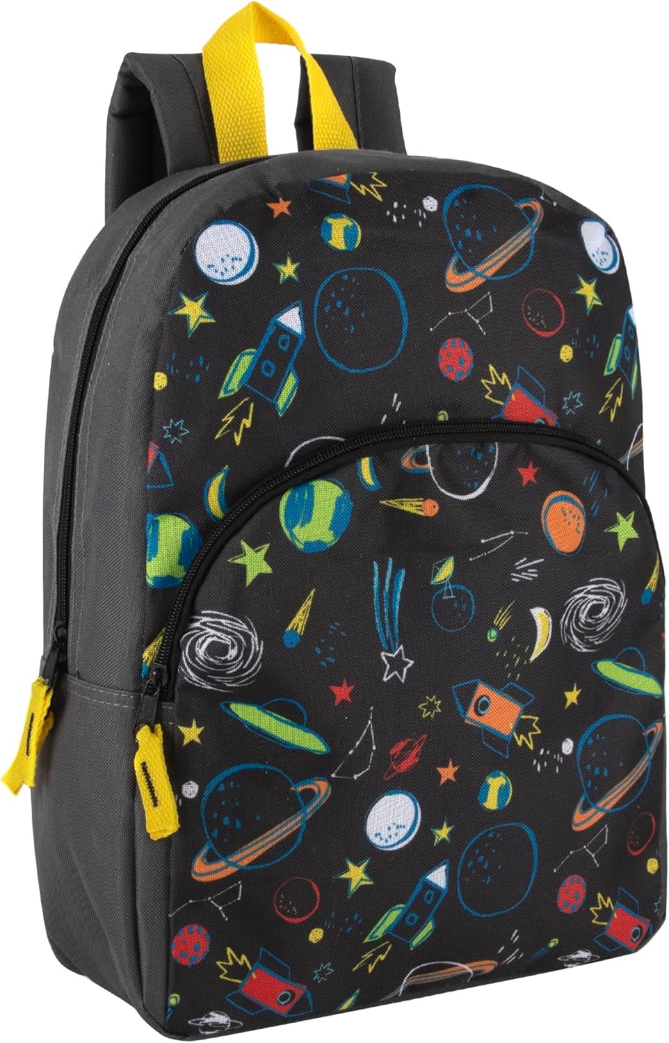 Trail maker Wholesale Kids Backpacks for Boys, Girls Bulk Backpacks 24 Pack with Fun Patterns, Adjustable Padded Straps(Unisex Fantastic Creature Prints)