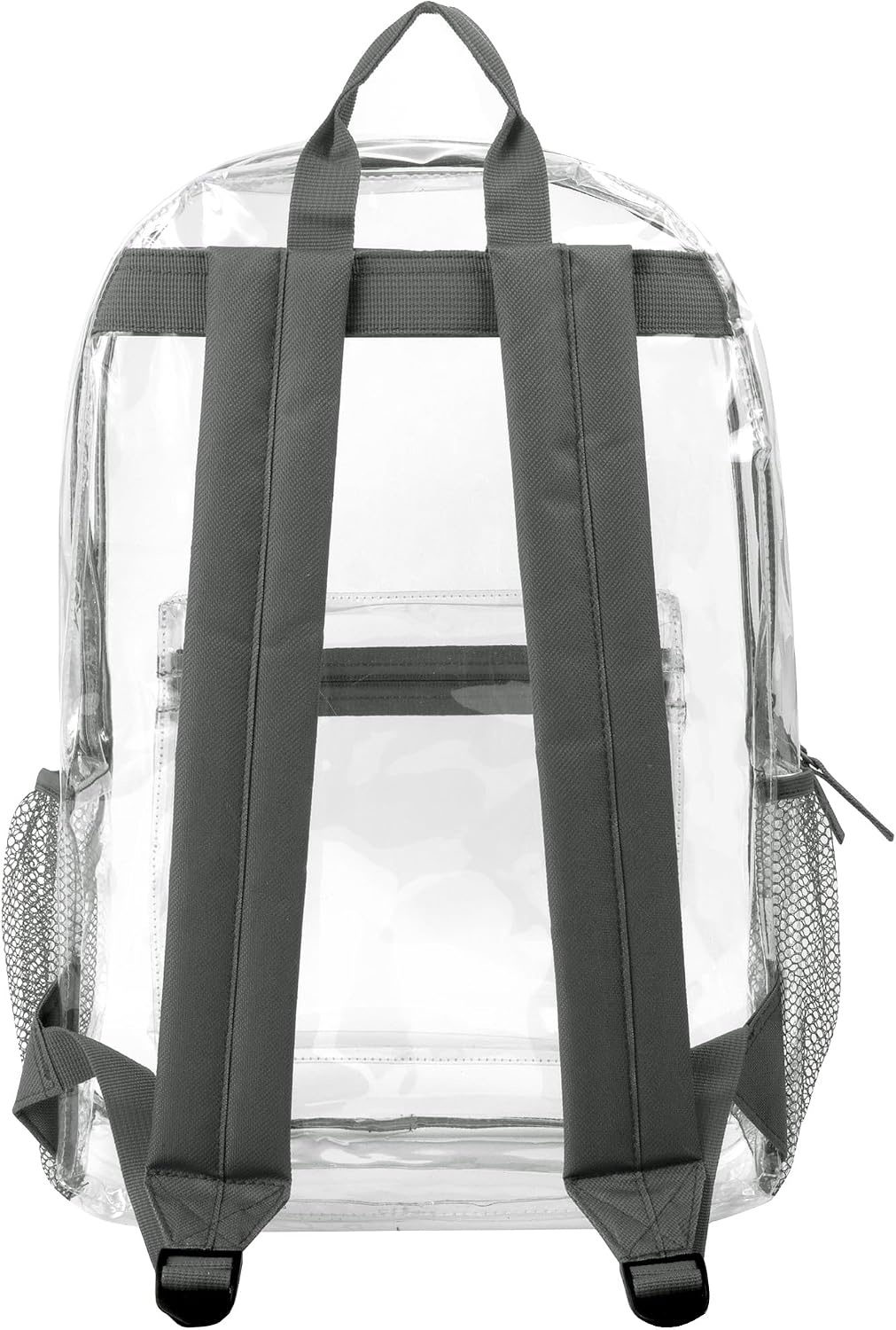 Trail maker Bulk Clear Backpacks Wholesale for School 24 Pack Clear Backpacks for Boys, Girls, School, Stadium, Travel (Assorted Colors Pack)(Grey Pack)