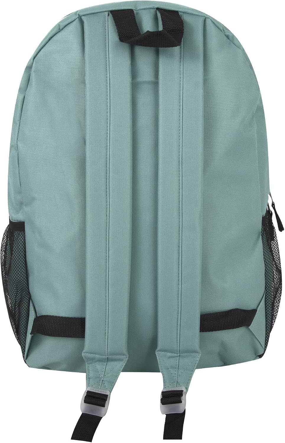 Trail maker 24 Pack 19 Inch Backpacks for Commute, Travel, Donation (Black) | Classic unisex design padded shoulder strap Side mesh water bottle pocket top carry handle Zipper Pocket gym travel bookbags((24 Pack) Turquoise)