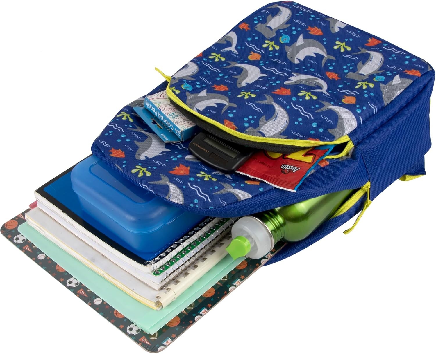 Trail maker Wholesale Kids Backpacks for Boys, Girls Bulk Backpacks 24 Pack with Fun Patterns, Adjustable Padded Straps(Male Fantastic Creature Prints)