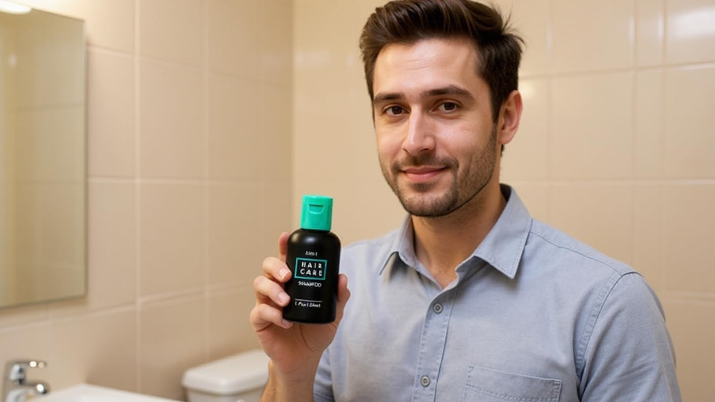 Trail maker 100 pack 1 oz Travel Shampoo for Hospitality, Hotel, Donation, Charity, Homeless (100 bottles 1 ounce each)(Men’s Scented)