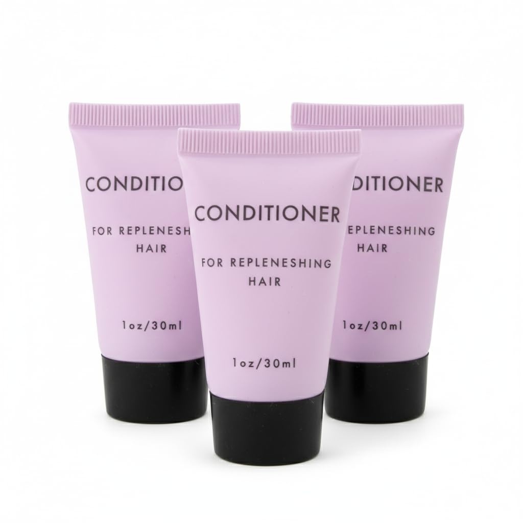 Trail maker 100 pack 1 oz Travel Size Hair Conditioner Shampoo Scented – Hotel, Homeless Shelter, Donation, Charity (Bulk 100 bottles 1 ounce each)(Floral)