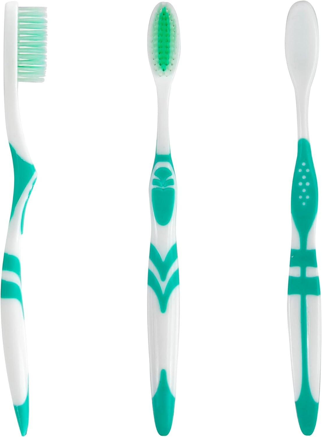 Trail maker 100 Pack 46 Soft Bristle Head Toothbrushes in Assorted Colors – Hospitality, Hotel, Charity, Donation(1 Count (Pack of 100))