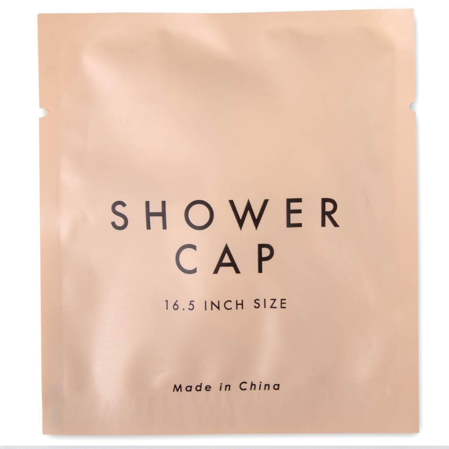 50 Pack Shower Caps 16.5 Inch Clear Reusable Disposable Individually Wrapped for Hair Care, Hospitality, Hotel, Charity, Donation Drives(Clear)