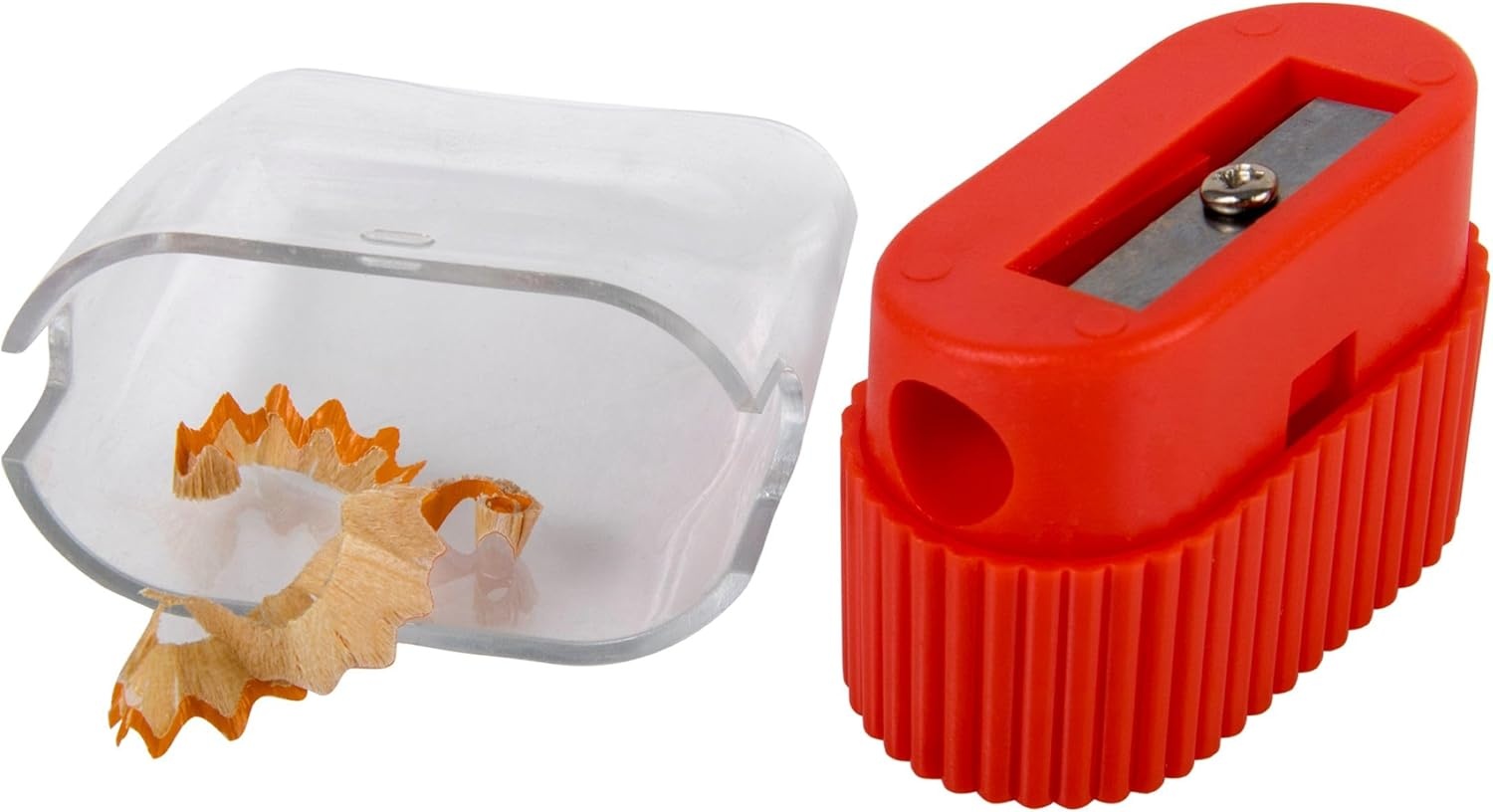 25 Pack Handheld Manual Pencil Sharpeners in Bulk Plastic Pencil Sharpeners for School, Kids, Teachers – Use for Colored Pencils, #2 Pencils, Crafts, Art Classrooms, Camp(100 Sharpeners Pack)