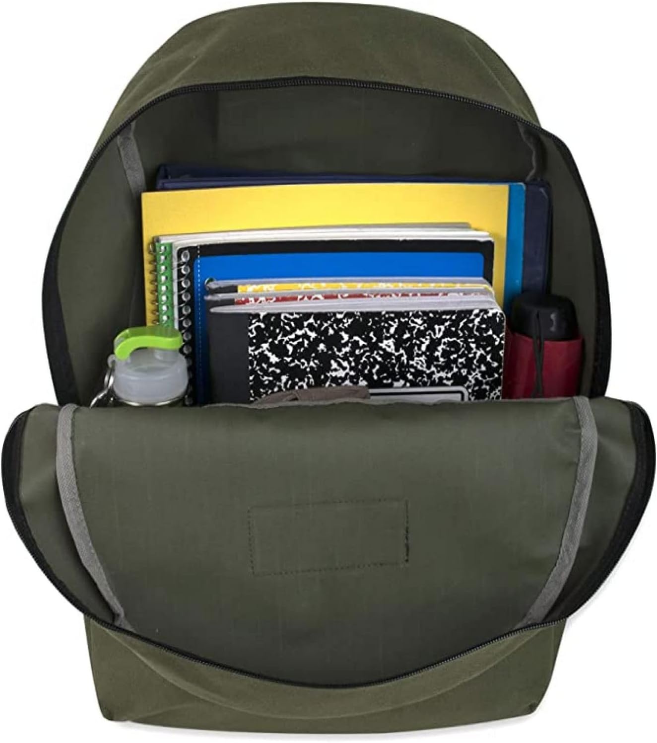 Trail maker Backpack with School Supplies for Kids – 20 Piece Back to School Supplies with 17″ Backpack (Black)(Green Pack)