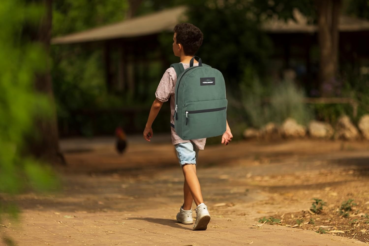 Trail maker 24 Pack 17 Inch Backpacks in Bulk Backpacks for Boys, Girls, School, and Homeless Donation(Green)