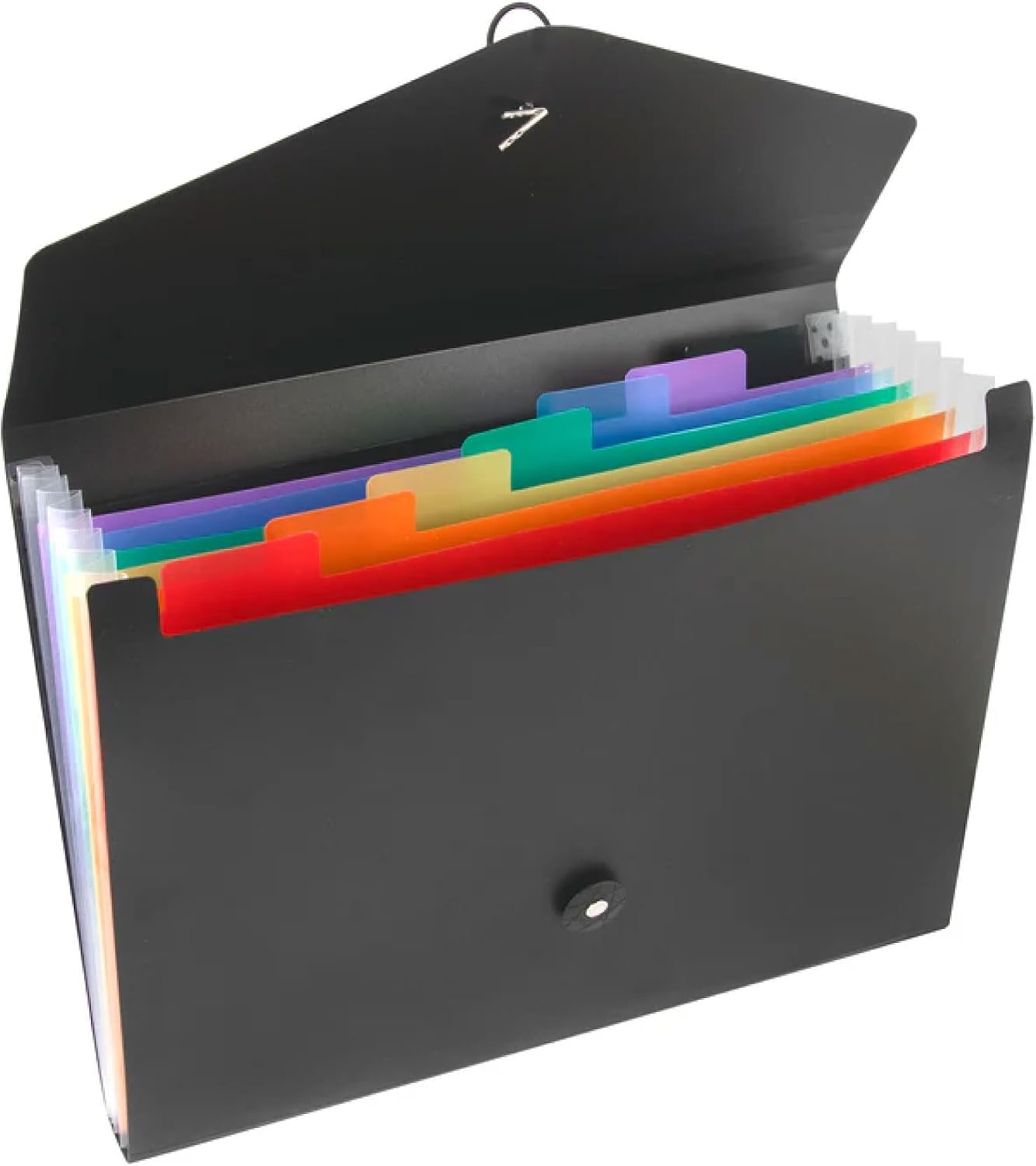 50 Pack Bulk Expanding File Folder, 8 Pocket Accordion File Holder Organizer, A4 Letter Size Paper Document & Receipt Organizer | 50 Accordion Filing Folders for Classroom, Office Supplies