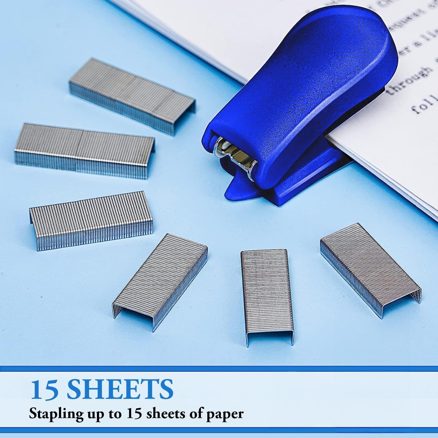 100 Bulk Mini Staplers for Classroom Set of Staplers, Mini Stapler with Staples Bulk for School, Offices, 4 Colors