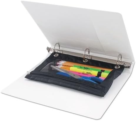 (50 Pack) 2 Inch Binders 3 Ring Hardcover Binders in Bulk with Clear View Cover, Pockets for Classroom, Office, Portfolios | Bulk School, Teacher, Office Supplies (Black Only Pack)(Black & White Mix Pack)