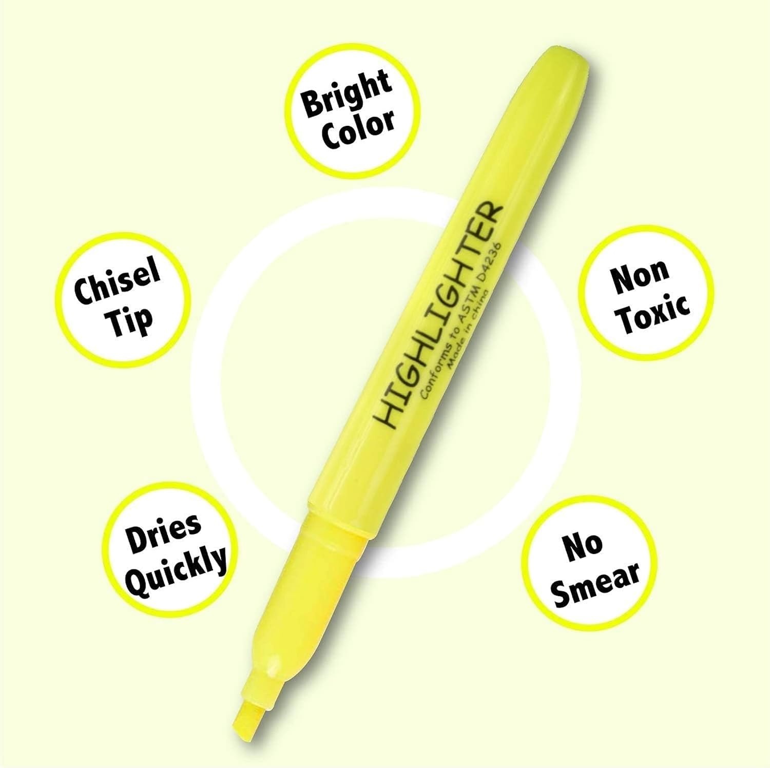 Trail maker Bulk Highlighters (300 Count) – Orange, Yellow & Green Bright Highlighter Set | School & Classroom Supplies Bulk Pack for Teachers, Students, Kids & Office Use (100 Packs of 3 Colors)(300 Pack Tricolor (100 Packs of 3))