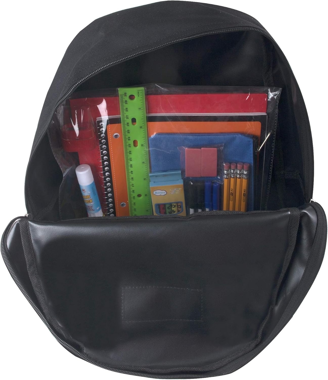 24 Pack Bulk Backpacks with School Supplies for Kids – Trailmaker Wholesale Backpack and School Supplies Kits(Assorted Colors Pack)