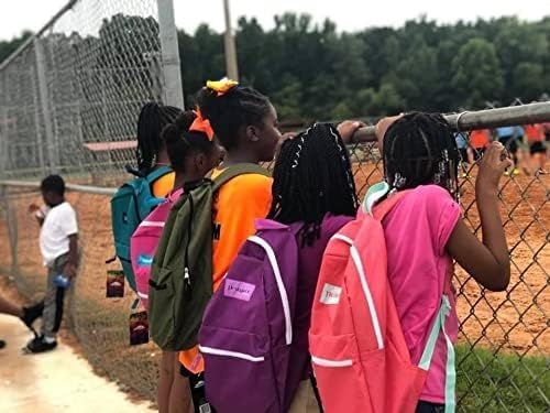 24 Pack Bulk Backpacks with School Supplies for Kids – Trailmaker Wholesale Backpack and School Supplies Kits(Girls Colors Pack)