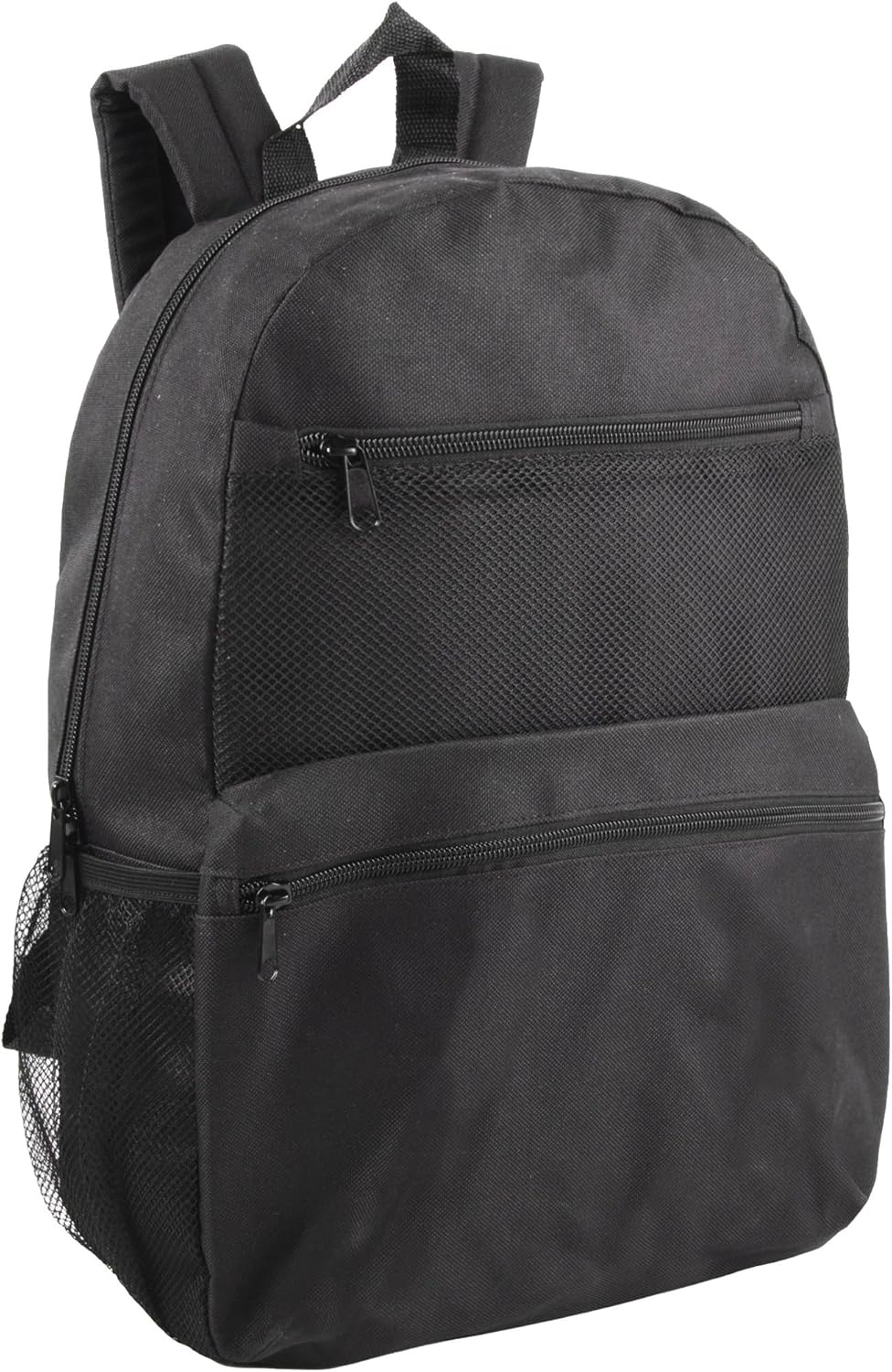 Trail maker 17 Inch Backpacks, 24 Pack Multi Mesh Pocket with Adjustable Shoulder Straps for Travel, Commute((24 Pack) Assorted Colors)