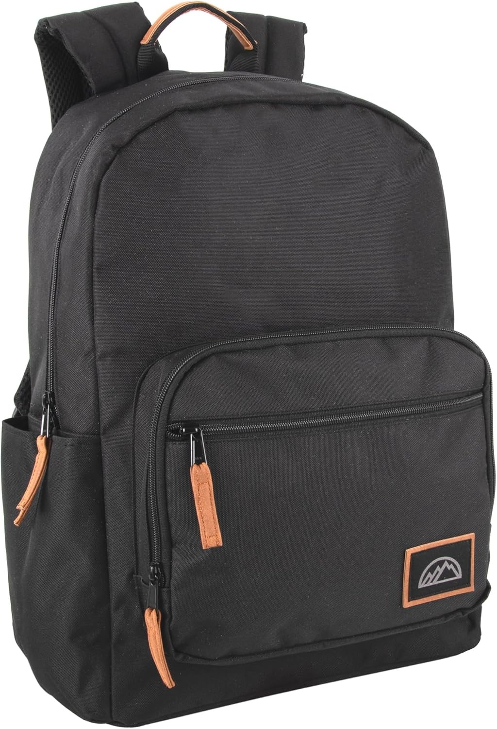 Summit Ridge 18 Inch Laptop Backpacks 24 Pack, Multipocket Vegan Leather Trim for Commute, Travel((24 Pack) Assorted Colors)