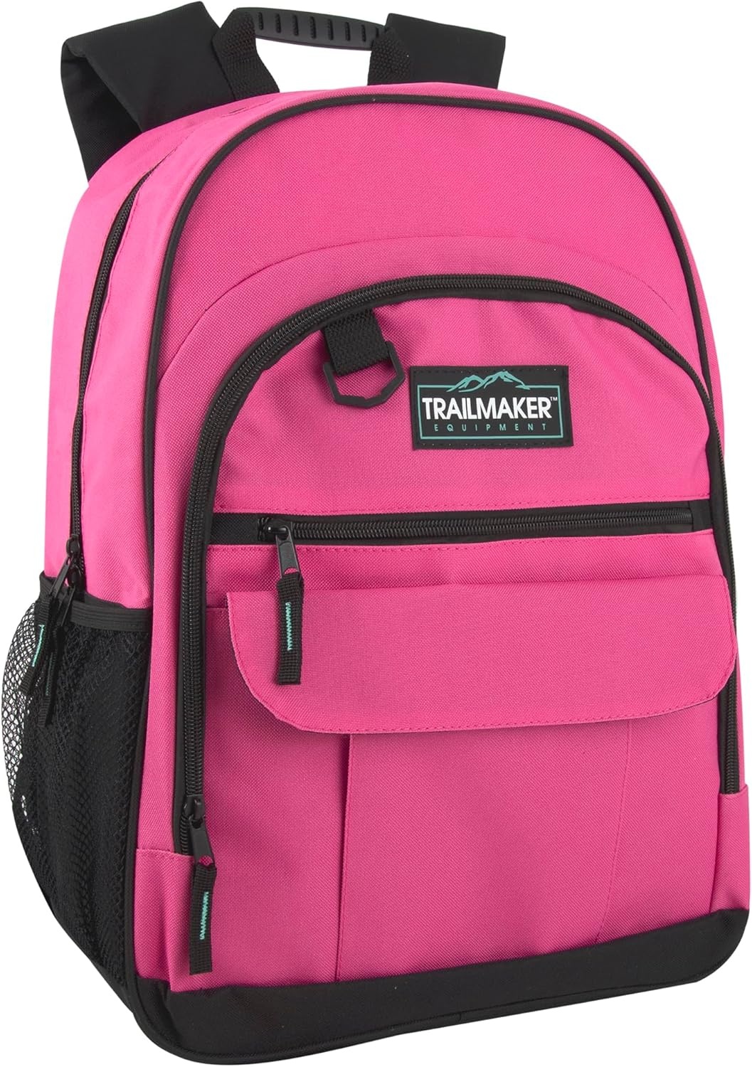 Trail maker 24 Pack Multipocketed, Rubber Grip Handle 18 Inch Backpacks, Padded Shoulder Straps for Travel, Commute((24 Pack) Assorted Pastel Colors)