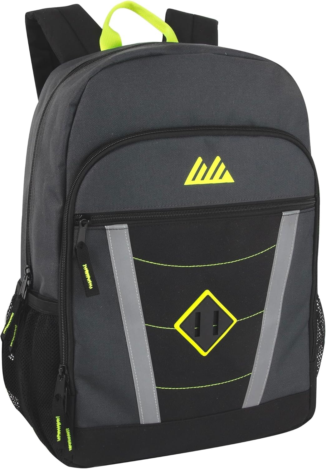 Summit Ridge 24 Pack Bulk Reflective Backpacks with Pockets, 17 Backpacks for Homeless Adults, Nonprofit (Male Colors Pack)(Male Colors Pack)