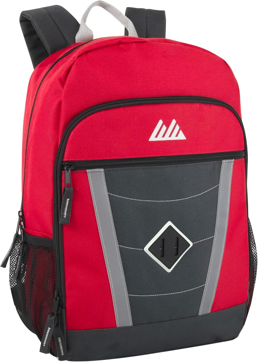 Summit Ridge 24 Pack Bulk Reflective Backpacks with Pockets, 17 Backpacks for Homeless Adults, Nonprofit (Male Colors Pack)(Male Colors Pack)